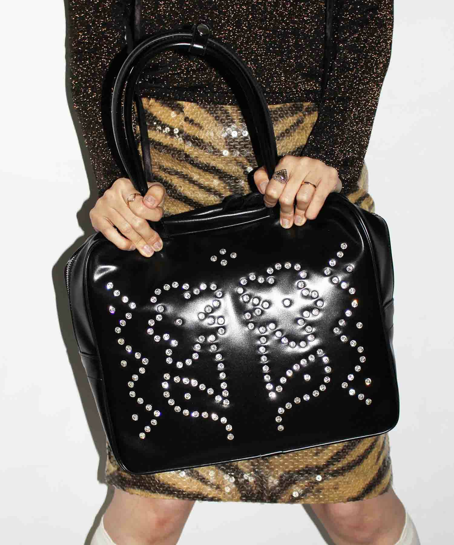 HEY! Mrs ROSE(ヘイ！ミセスローズ)Rhinestone Boston | CASSELINI