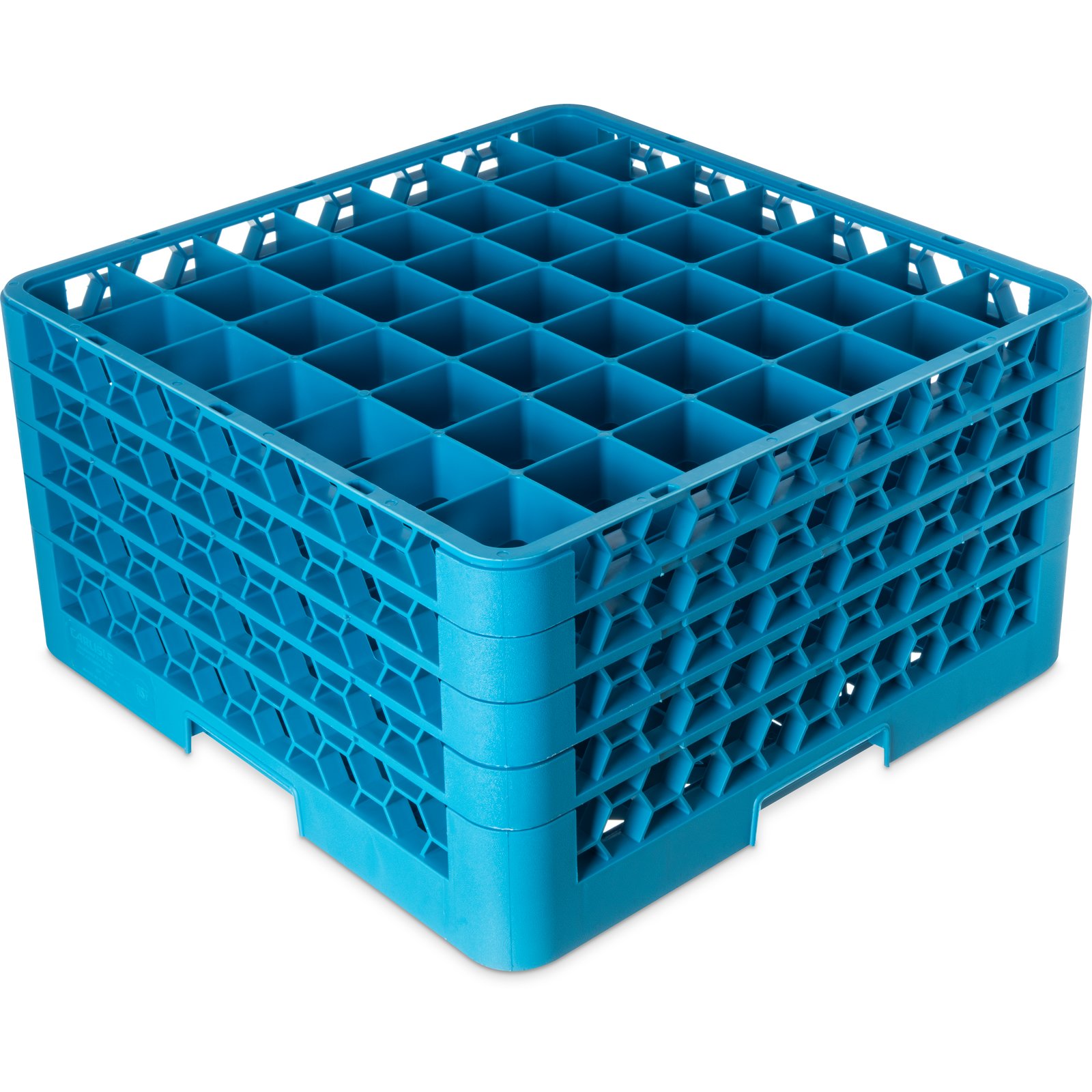 RG49-414 - OptiClean™ 49-Compartment Divided Glass Rack with 4