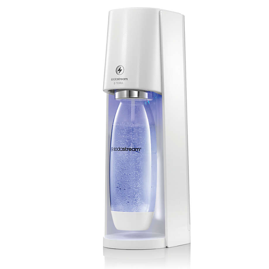 SodaStream E-Terra White Sparkling Water Maker + Reviews | Crate