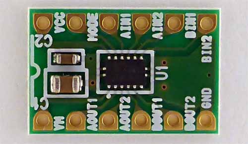 DRV8835使用ステッピング＆DCモータドライバモジュール (K-09848)