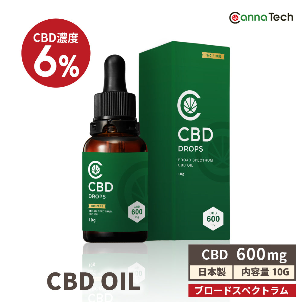 ブロードスペクトラムCBD オイル 6% CBD 600mg配合 10g – CBD by