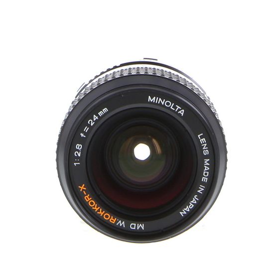 Minolta 24mm F/2.8 W. Rokkor-X MD Mount Manual Focus Lens {55}