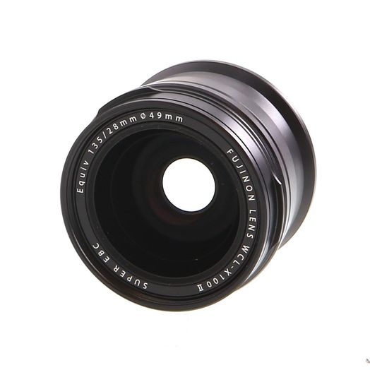 Fujifilm WCL-X100 II Wide Conversion Lens for X100F, Black