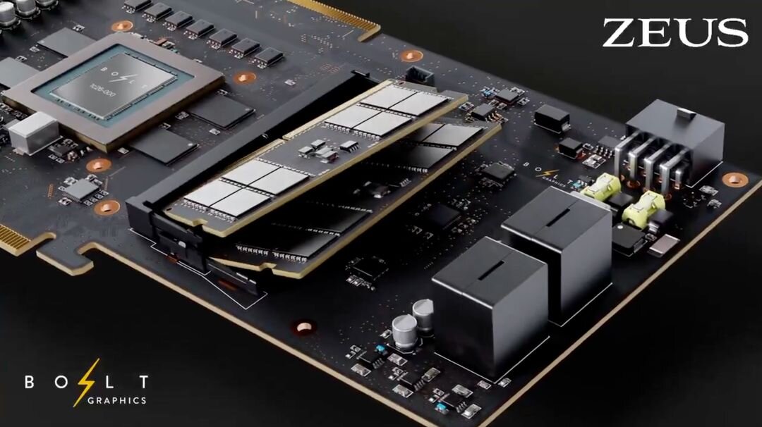 Bolt GraphicsのGPU「Zeus」のスペックが明らかに！ 最大384GBメモリ
