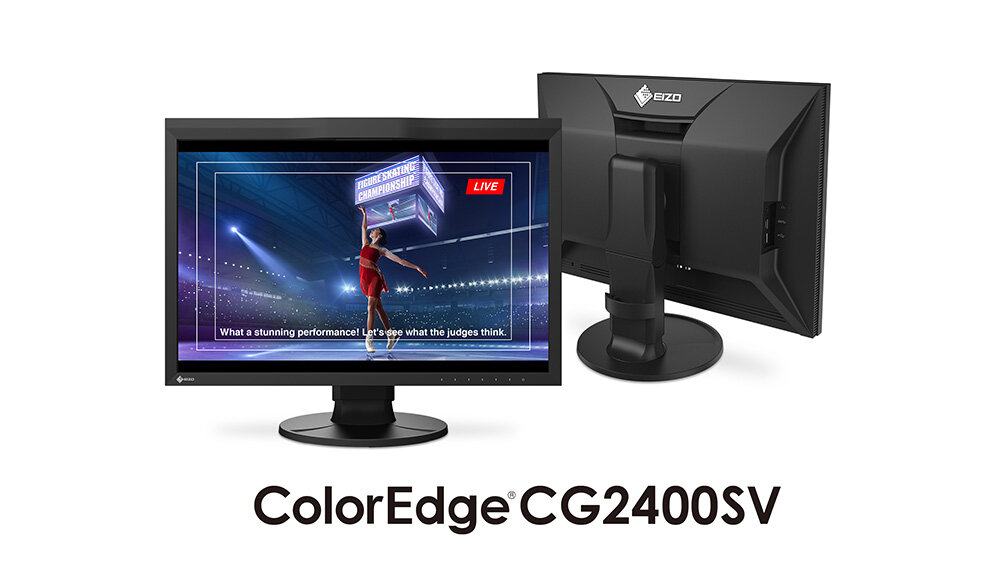 EIZO、SDI入出力対応の24.1型カラーマネジメントモニタ「ColorEdge