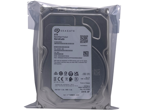 Seagate BarraCuda ST8000DM004 8TB 5900RPM 256MB Cache SATA 6.0Gb/s