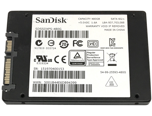 SanDisk Extreme PRO (SDSSDXPS-480G) 480GB 2.5-inch SATA III MLC