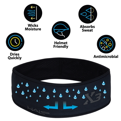 Halo X3 Pullover Headband | Headgear for Running