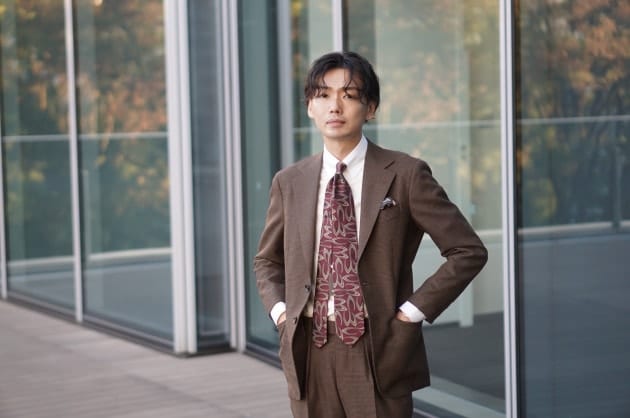 Savile Clifford＞大人の茶スーツ｜BEAMS F（ビームスF）｜BEAMS