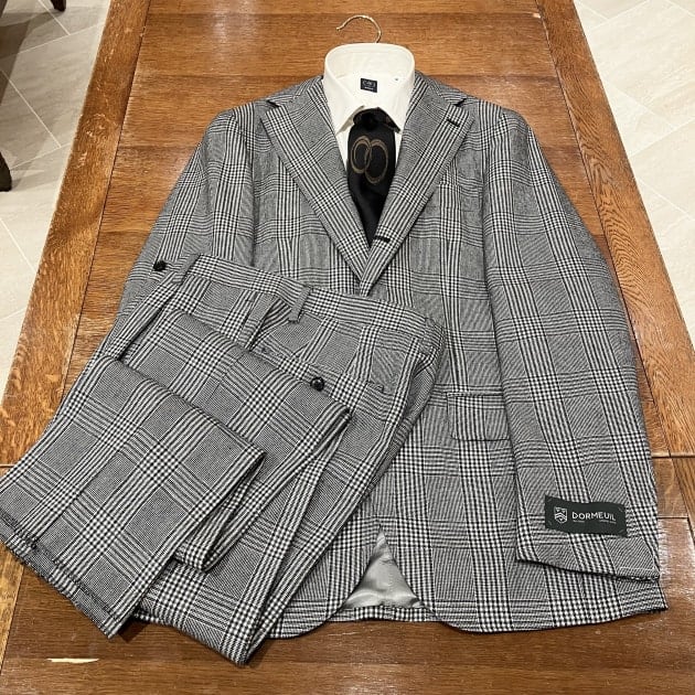Brilla per il gusto＞ウールフランネル グランチェックスーツ
