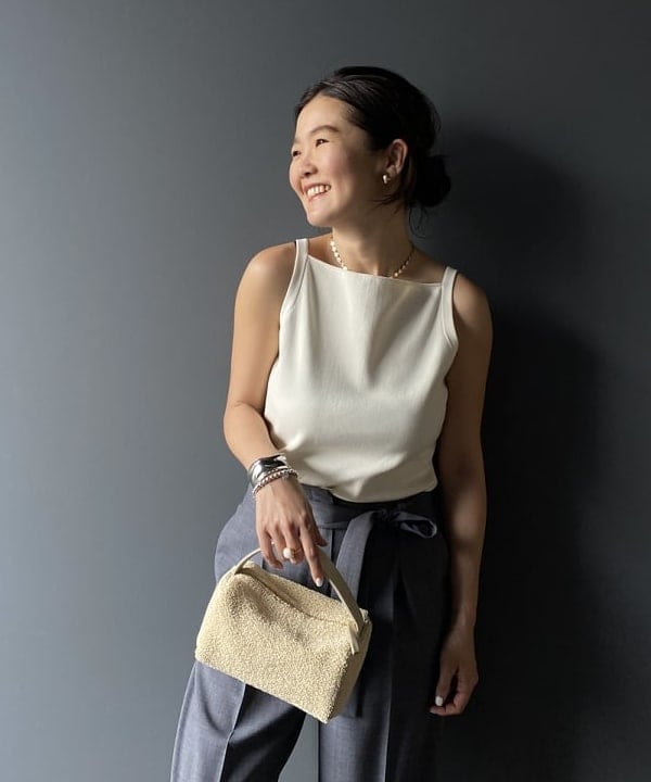 Demi-Luxe BEAMS .M / ヘルシー ニットキャミソール目黒越子