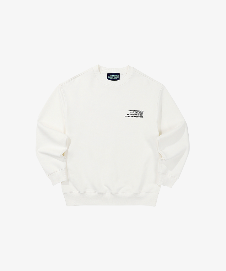 SEVENTEEN | [2022 CARAT LAND] SWEATSHIRT (white)