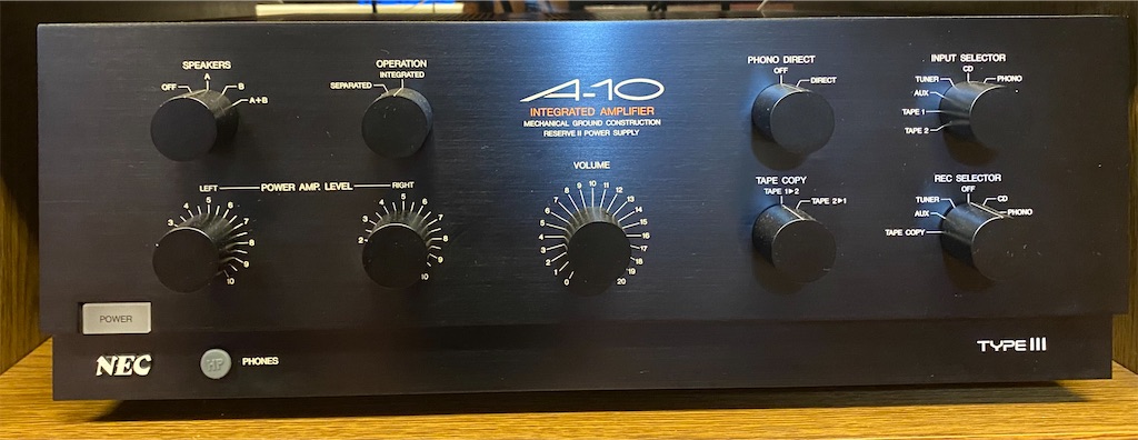 NEC A-10 TypeⅢの修理 - osakanatarouのオーディオ修理ブログ