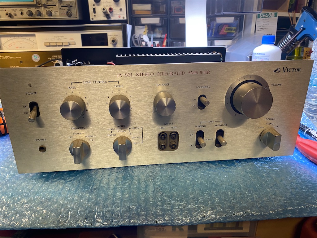 Victor JA-S31プリメインアンプ - osakanatarouのオーディオ修理ブログ