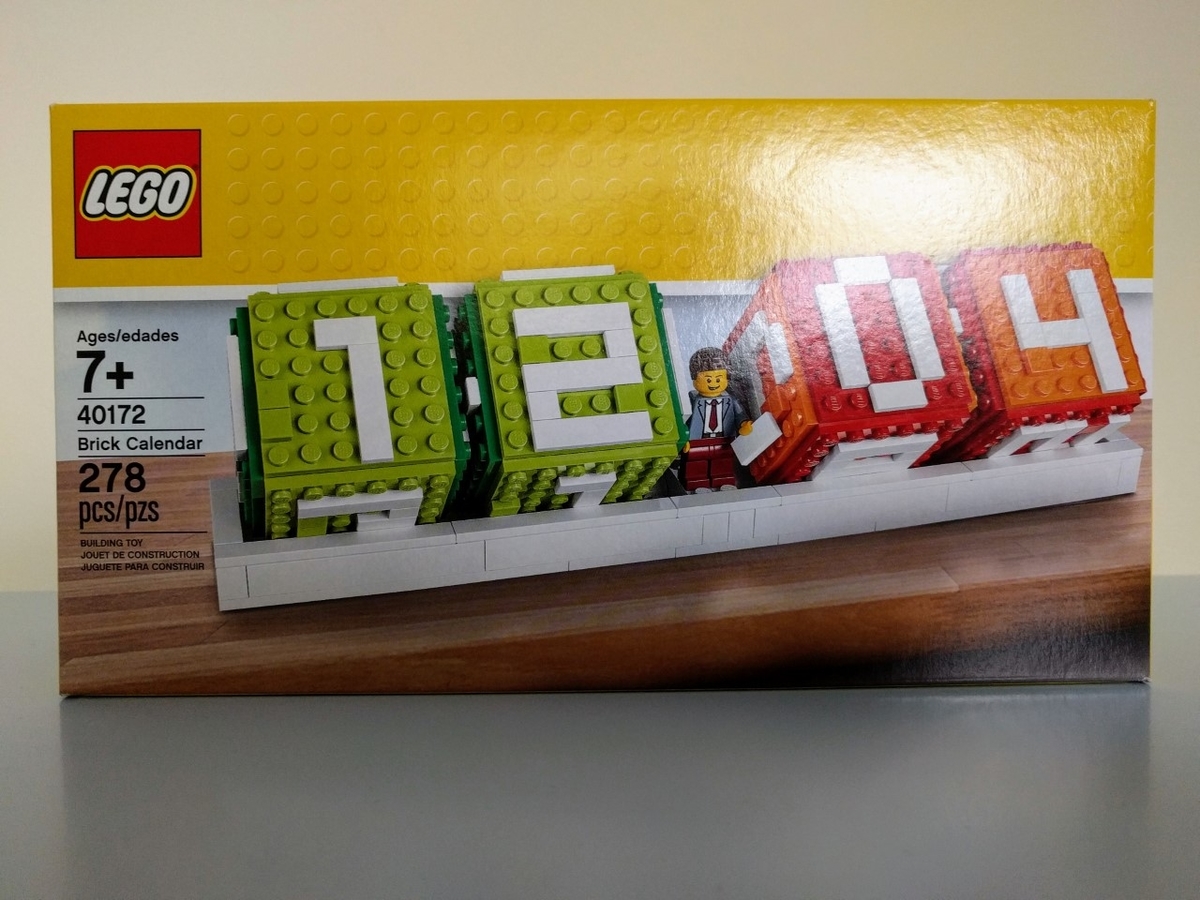 カラフルな4つのキューブ！ レゴ：LEGO 40172 万年カレンダー - よう
