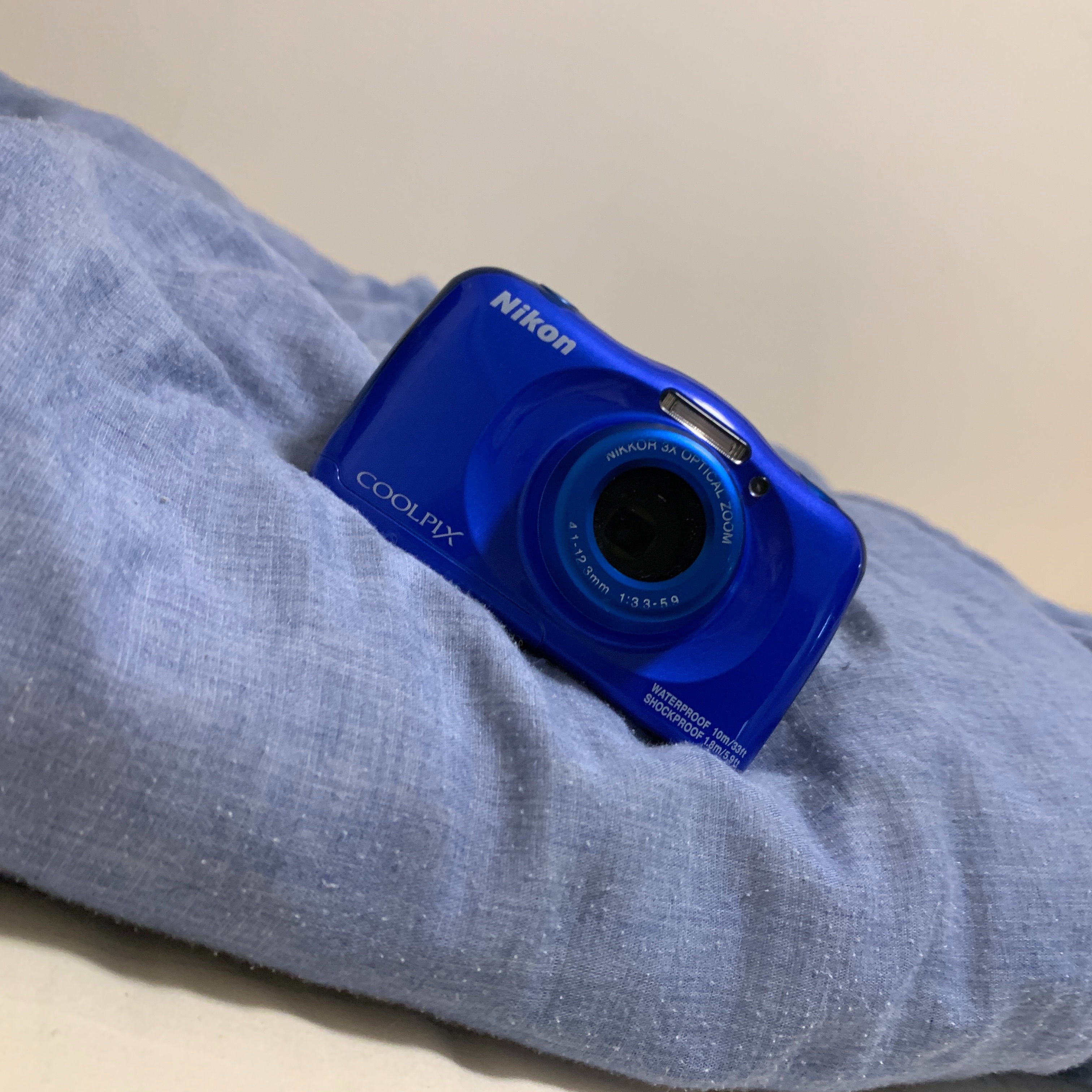 Nikon COOLPIX S31 ブルー 防水5m 耐衝撃1.2m 1014万画素 箱付セット