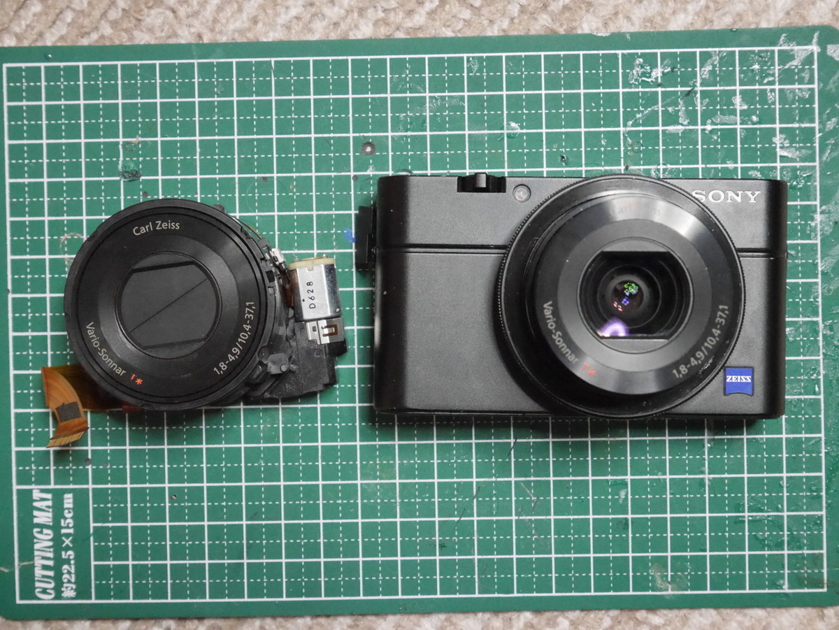 ジャンクなSONY RX100を修理してみた！ - Shioika Blog