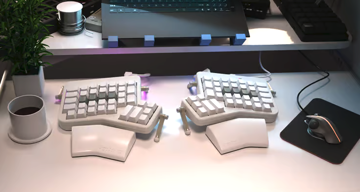 ZSA ErgoDox EZ｜分割キーボードキットの起源といえるメカニカル