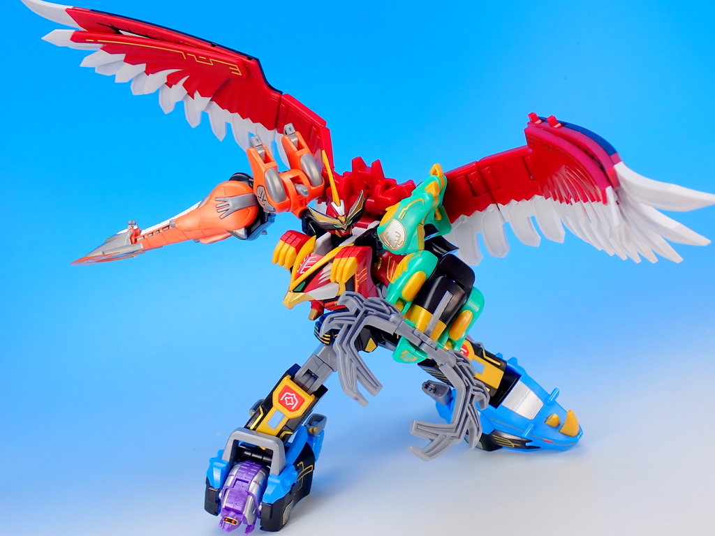 SMP 百獣合体 ガオイカロス で遊ぶ - YOの玩具箱