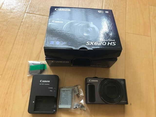 Canonデジタルカメラ PowerShot SX620HSレビュー！保護フィルム・機能