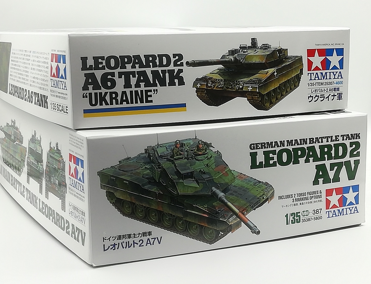 タミヤ 1/35 レオパルト2A7V 製作記➀｜最新MMシリーズをストレート