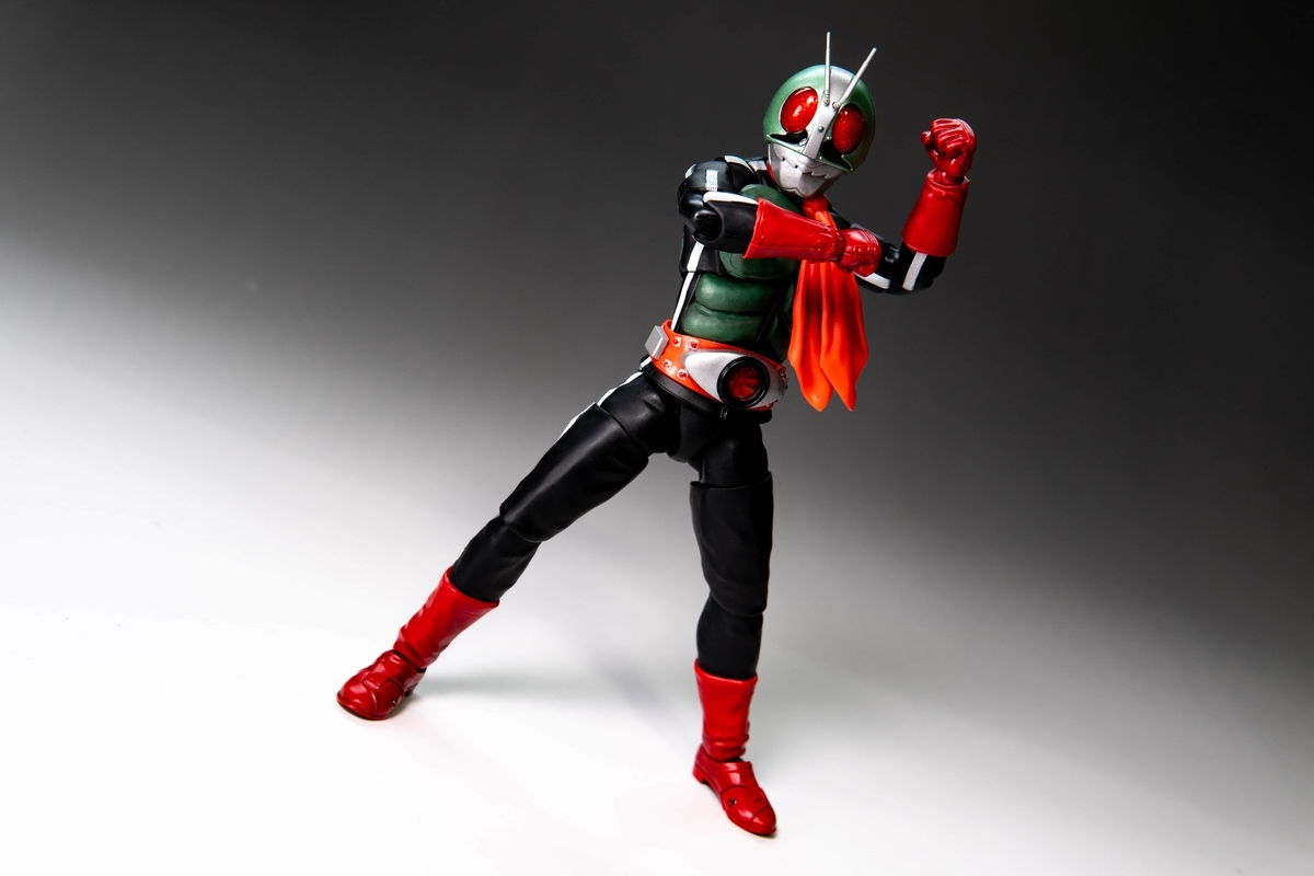 仮面ライダー2号 佐々木剛 フィギュア SHF 真骨彫 CSM 当時物 昭和 赤