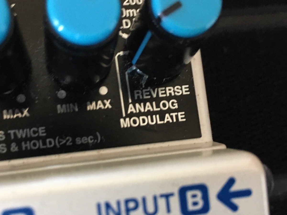 BOSS DD7のアナログモードの使い方【アナログディレイ