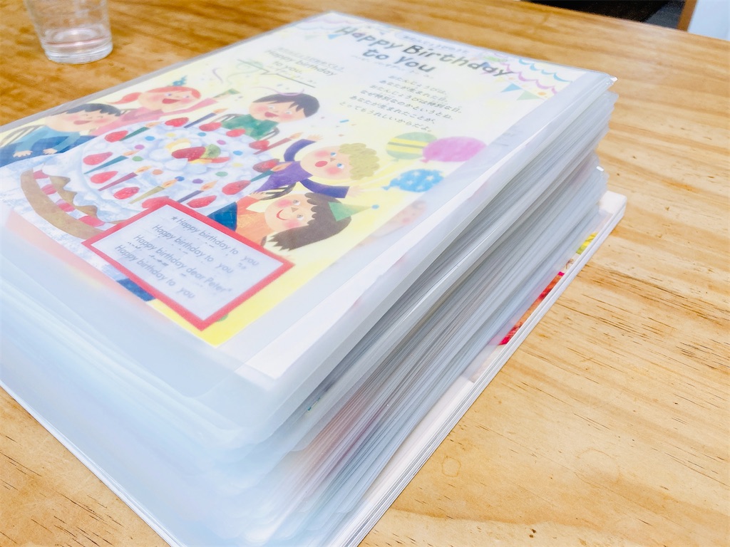 くもんのうた200』ラミネート化、ついに完成！ - Tori Tama Diary