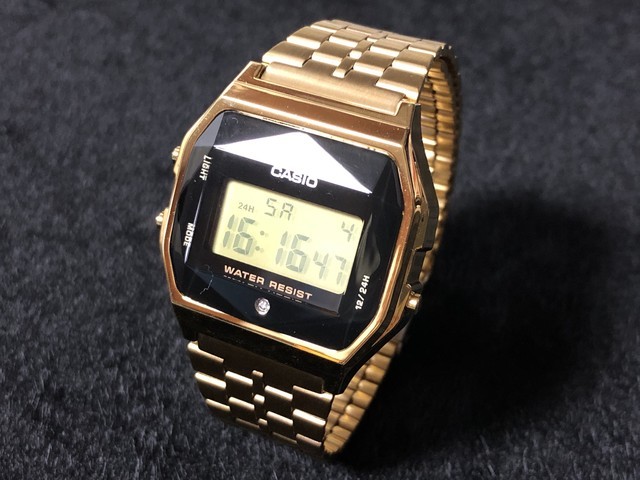 黄金に輝く究極のダサかっこいいチープカシオ『A159WGED-1』レビュー