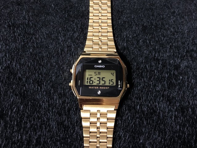黄金に輝く究極のダサかっこいいチープカシオ『A159WGED-1』レビュー
