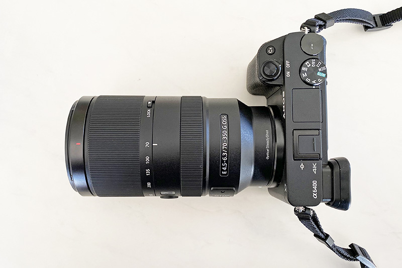 Sony Eマウント APS-C用超望遠ズーム，E70–350 mm F4.5–6.3G OSS を
