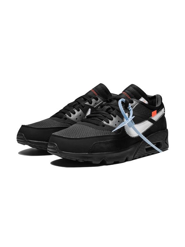Nike X Off-White Tenis The 10: Nike Air Max 90 | Negro | FARFETCH CL