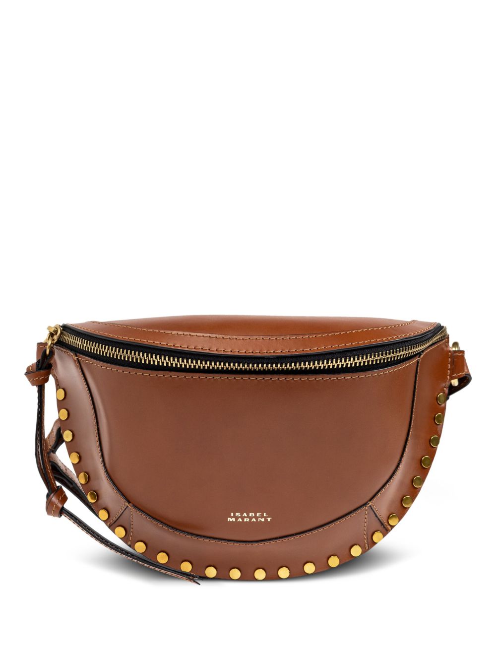 ISABEL MARANT Skano Leather Belt Bag | Brown | FARFETCH