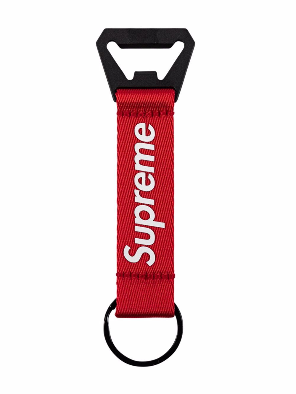 Supreme Bottle Opener Webbing Keychain | Red | FARFETCH