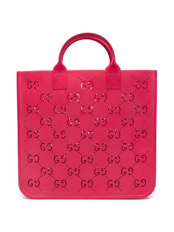 Gucci Kids GGパターン ハンドバッグ | ピンク | FARFETCH JP