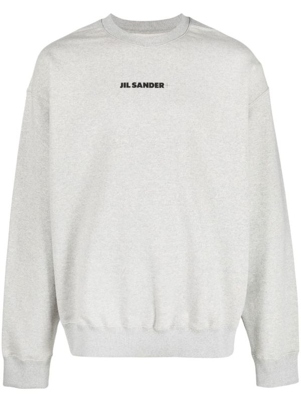 Jil Sander ロゴ スウェットシャツ | グレー | FARFETCH JP