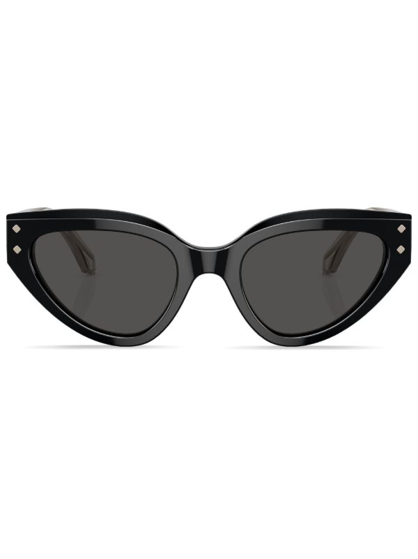 Bvlgari キャットアイ サングラス | ブラック | FARFETCH JP