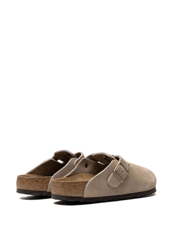 Birkenstock Boston スエード クロッグサンダル | ニュートラル