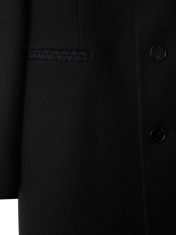 Burberry ウール コート | ブラック | FARFETCH JP