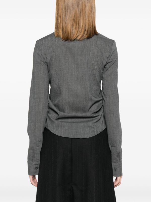 OUR LEGACY Slim Zip シャツ | グレー | FARFETCH JP