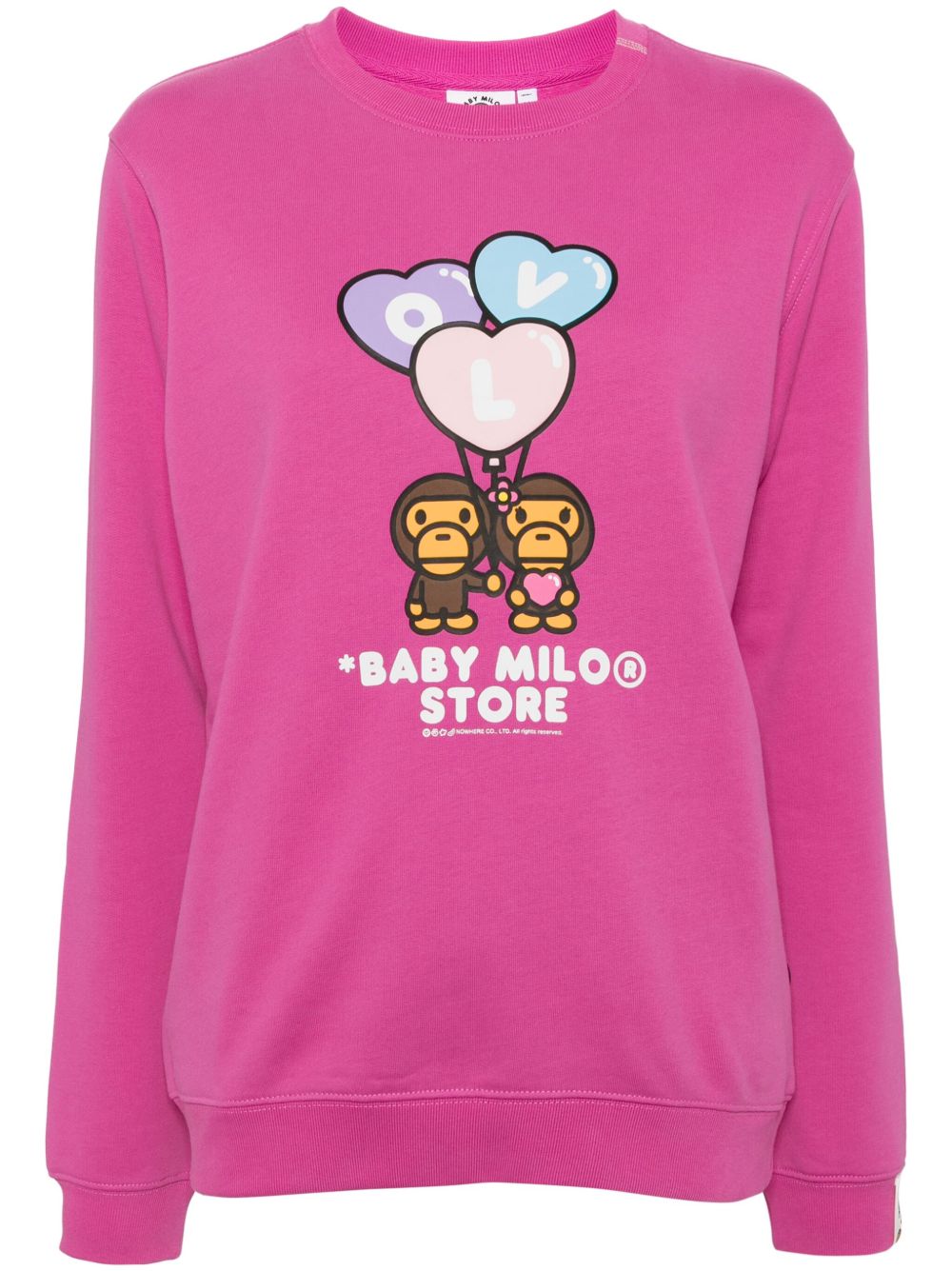 BABY MILO® STORE BY *A BATHING APE® Baby Milo Crew Neck Sweatshirt