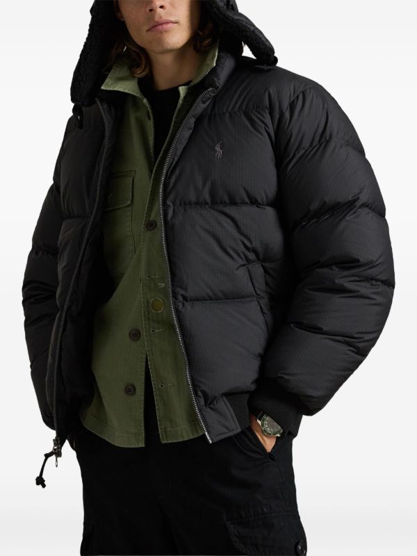Polo Ralph Lauren Ripstop Insulated Bomber | Black | FARFETCH