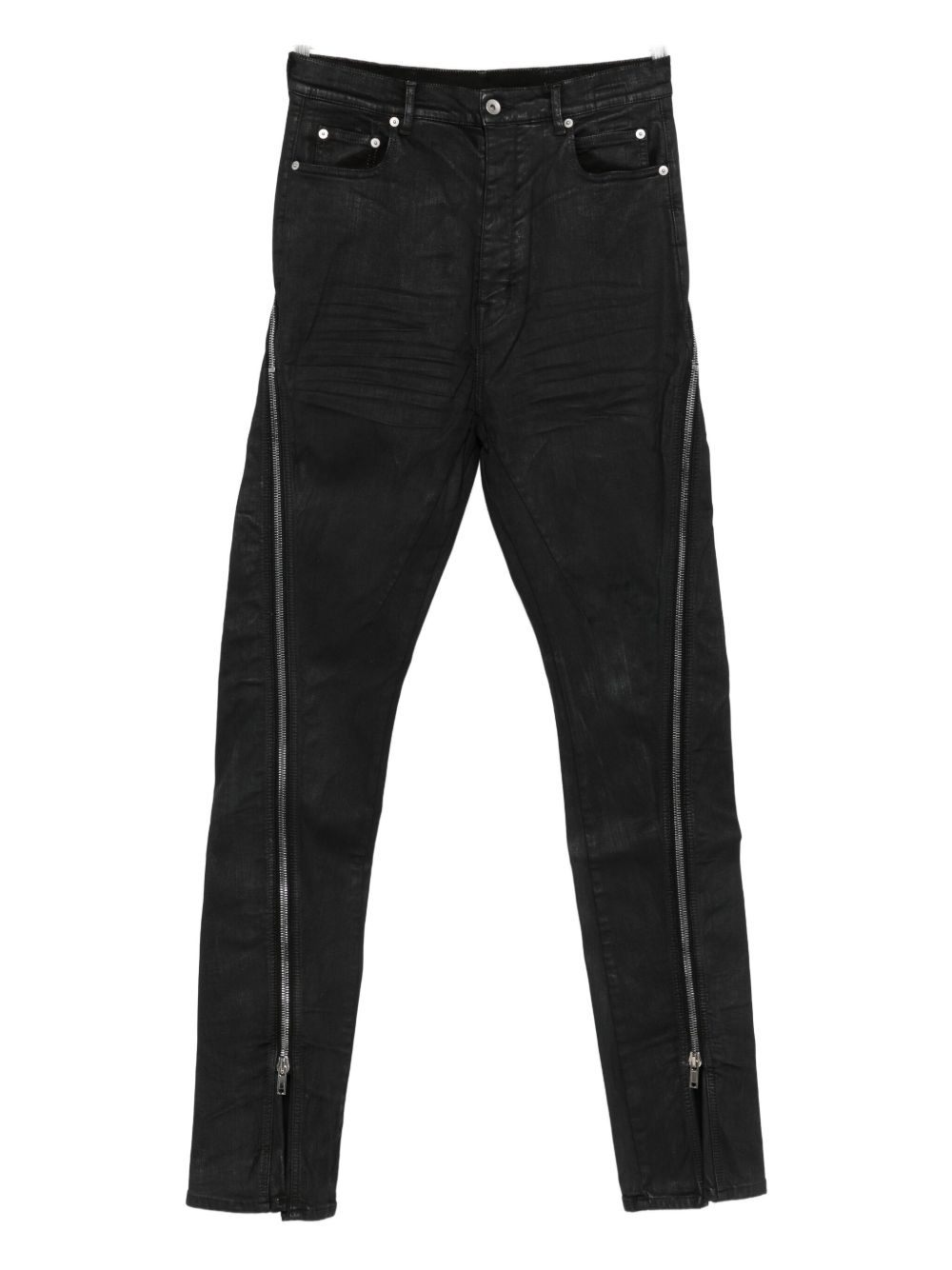 Rick Owens DRKSHDW Bolan Banana zip-detail Jeans | Black | FARFETCH