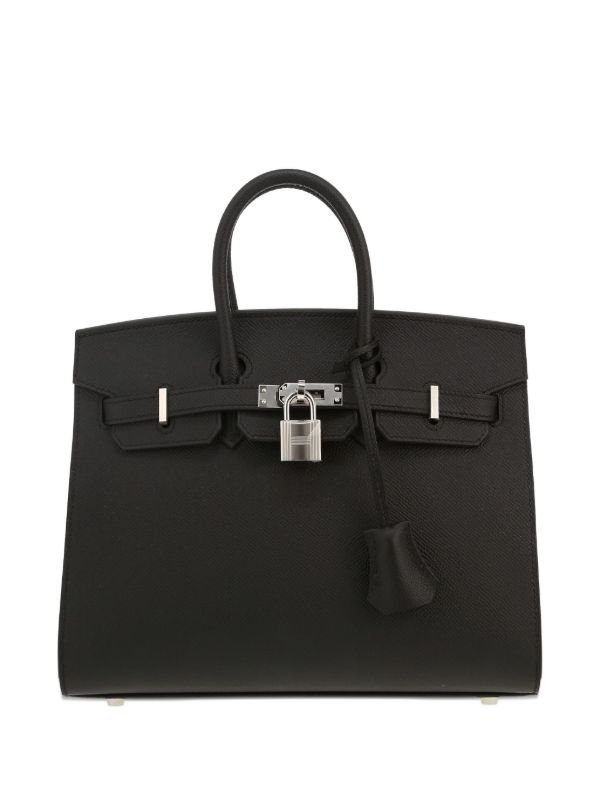 Hermès Pre-Owned Borsa a Mano Birkin 25 | Nero | FARFETCH IT