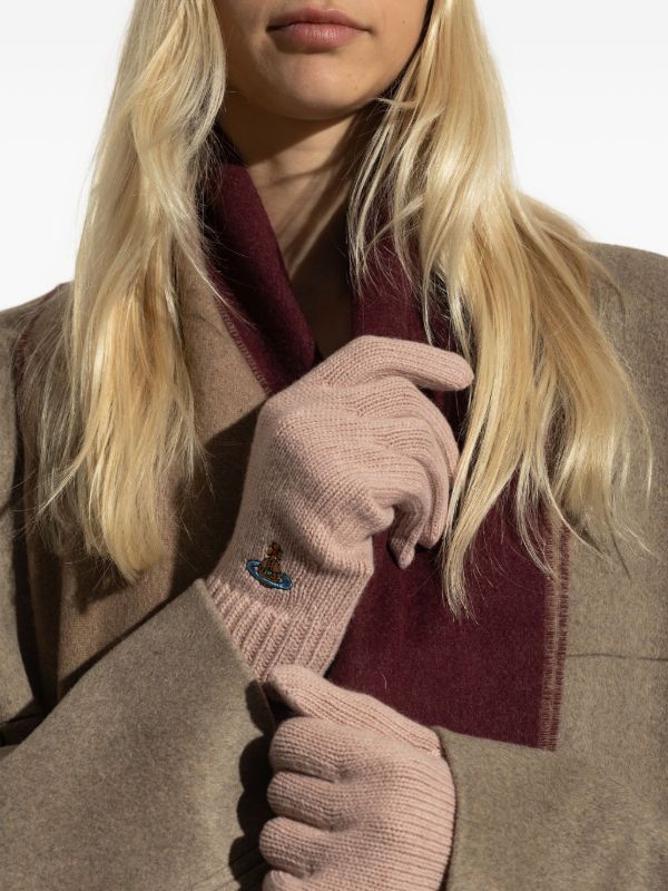 Vivienne Westwood カシミア手袋 | ピンク | FARFETCH JP