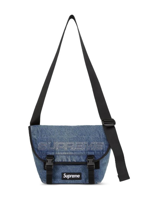 Supreme デニム ショルダーバッグ | ブルー | FARFETCH JP