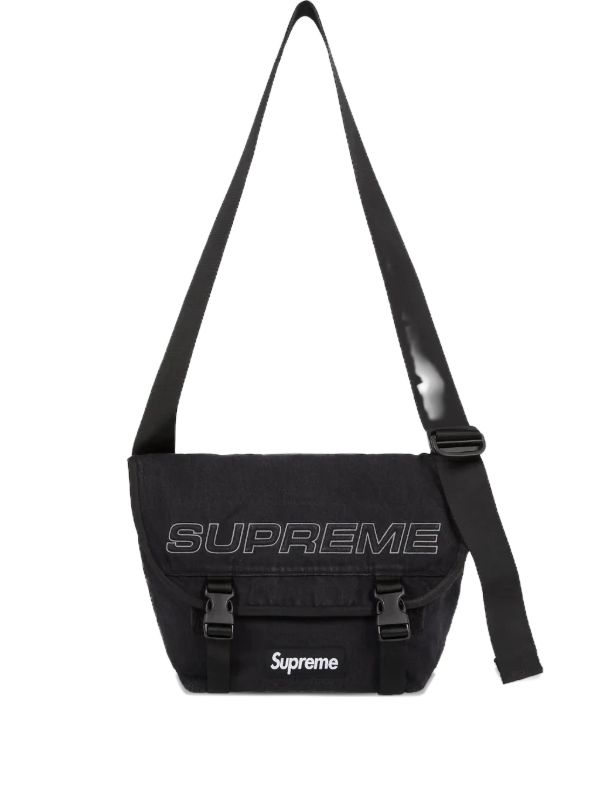 Supreme デニム ショルダーバッグ | ブラック | FARFETCH JP