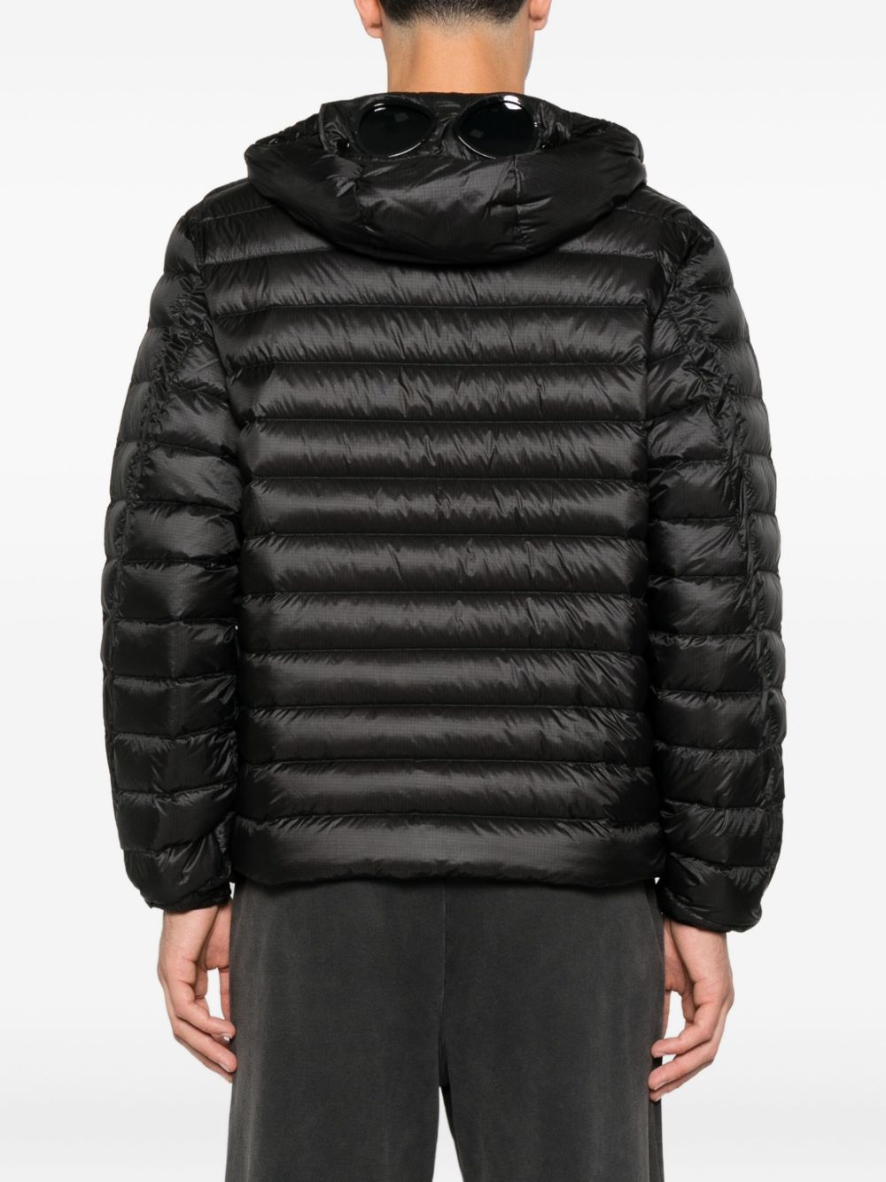 C.P. Company D.D Shell Hooded Quilted Jacket | Black | FARFETCH