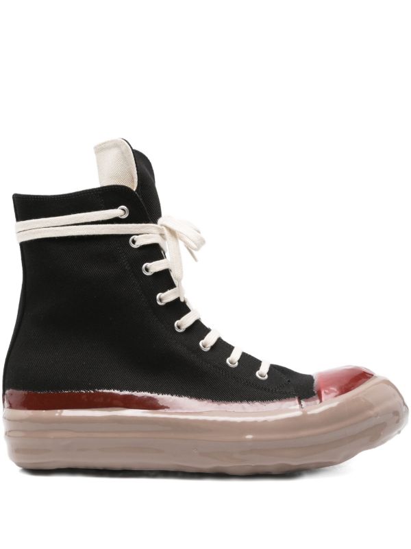 Rick Owens DRKSHDW ハイカット スニーカー | ブラック | FARFETCH JP