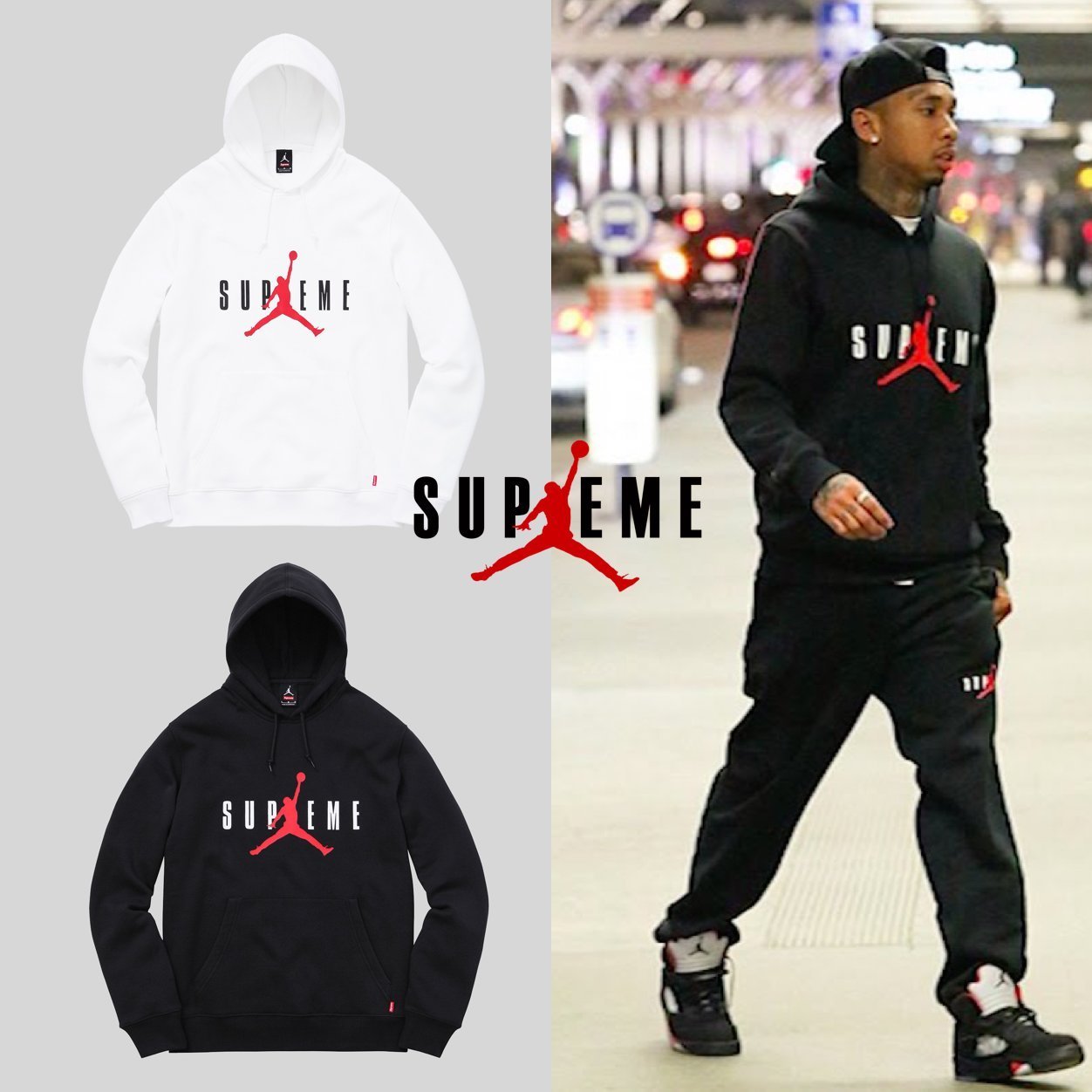 SUPREME x JORDAN HOODIE - シュプリーム x ジョーダン パーカー